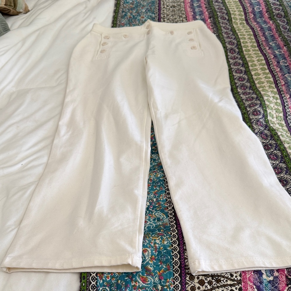 Ralph Lauren Cream Straight Leg Pants